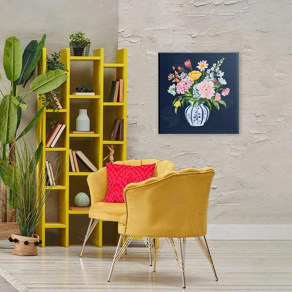 Stupell Industries Yen | Spring Elegance Chinoiserie Vase Wall Art