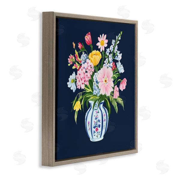 Stupell Industries Yen | Spring Elegance Chinoiserie Vase Wall Art