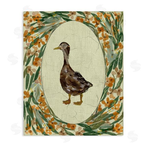stupell industries Yen | Traditional Floral Duck Portrait