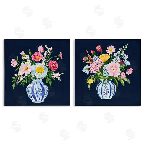 stupell industries Yen | Twin Chinoiserie Vases Wall Art