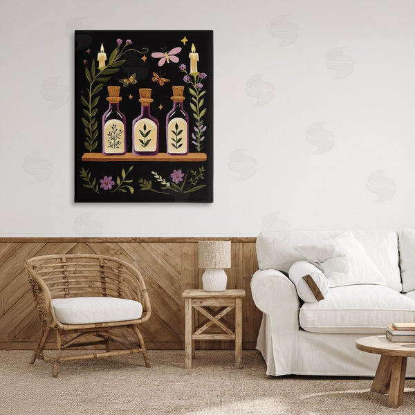 Stupell Industries Yen | Victorian Apothecary Shelf Wall Art