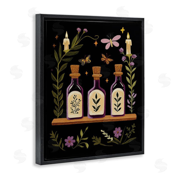 Stupell Industries Yen | Victorian Apothecary Shelf Wall Art