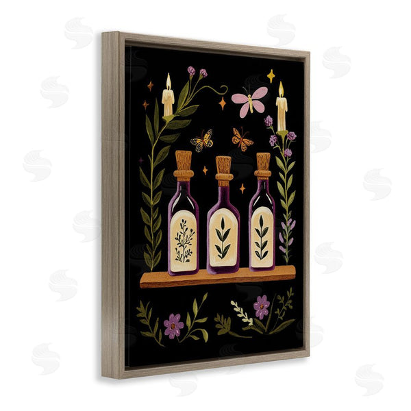 Stupell Industries Yen | Victorian Apothecary Shelf Wall Art