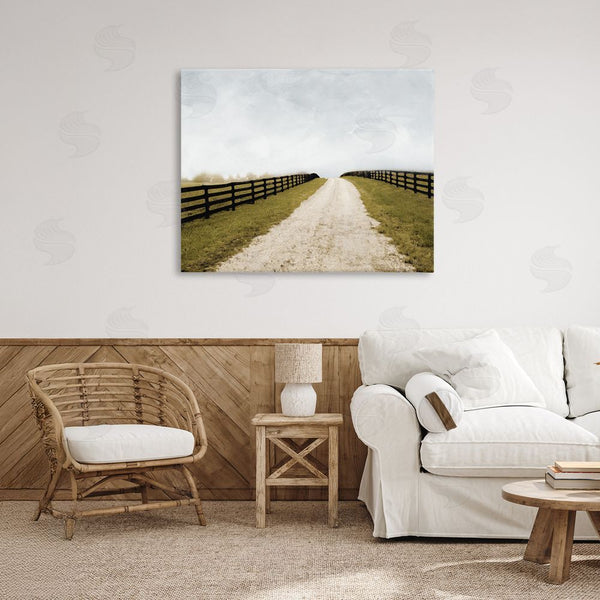 Stupell Industries Ynon Mabat | Fenced Countryside Lane Wall Art