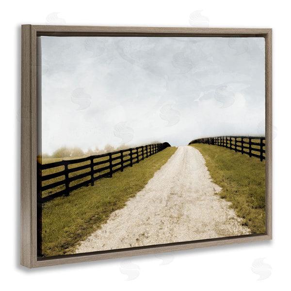 Stupell Industries Ynon Mabat | Fenced Countryside Lane Wall Art