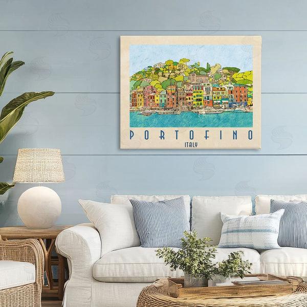 Stupell Industries Ynon Mabat | Portofino Architecture Poster Wall Art