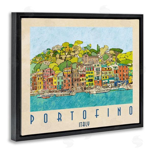 Stupell Industries Ynon Mabat | Portofino Architecture Poster Wall Art