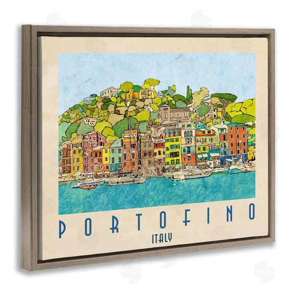 Stupell Industries Ynon Mabat | Portofino Architecture Poster Wall Art