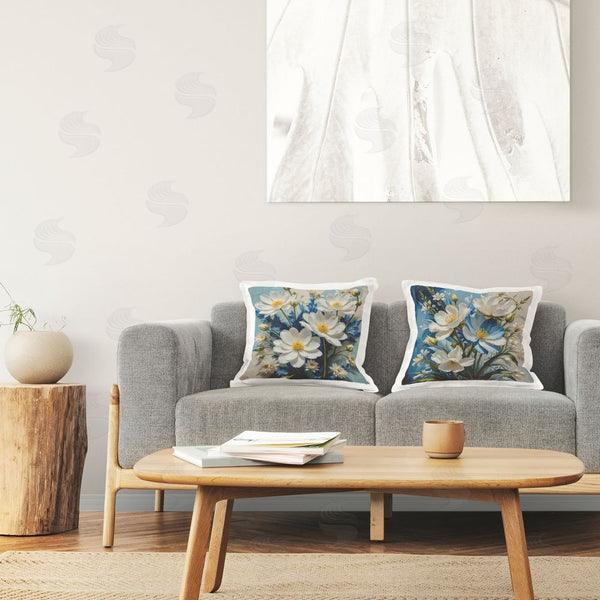 Stupell Industries Yuri Khrushch | Modeled Daisy Bundles Printed Throw Pillow Set