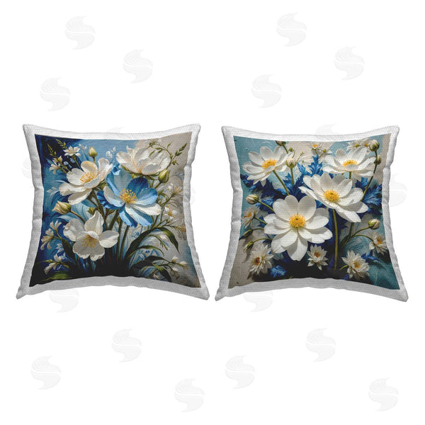 Stupell Industries Yuri Khrushch | Modeled Daisy Bundles Printed Throw Pillow Set