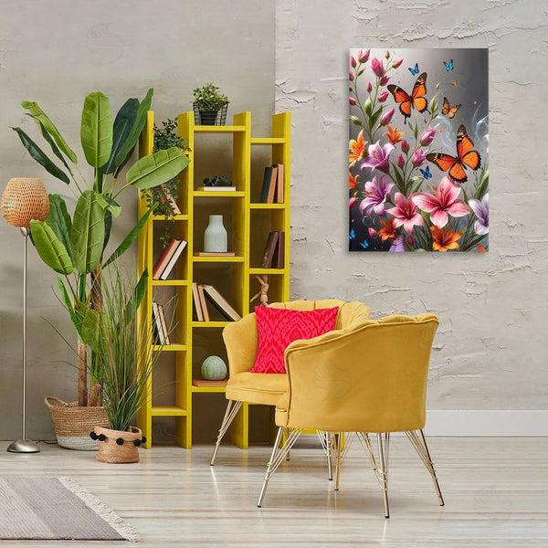 Stupell Industries Yuri Khrushch | Monarch Butterflies & Lilies Wall Art