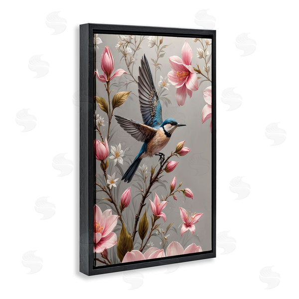 Stupell Industries Yuri Khrushch | Soft Pink Florals With Bird Wall Art