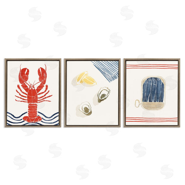 Stupell Industries Yuyu Pont | Abstract Ocean Life Wall Art