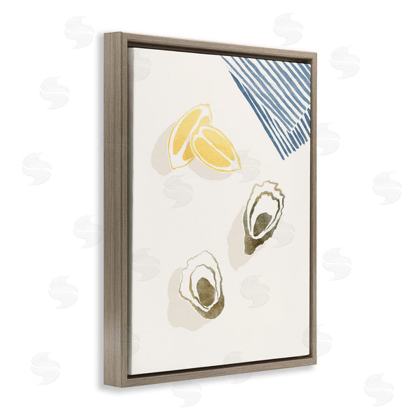 Stupell Industries Yuyu Pont | Minimal Oysters & Lemons Wall Art