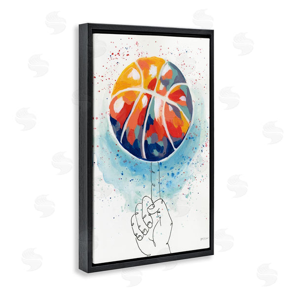 Stupell Industries Yvette St. Amant | Abstract Basketball Trick