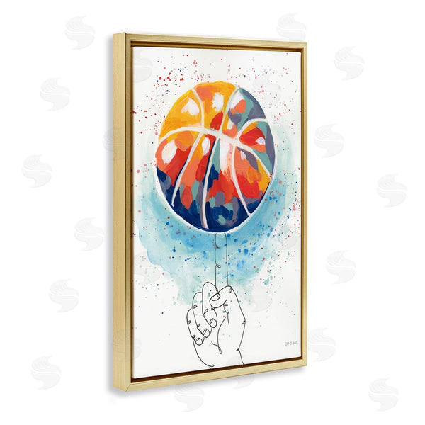Stupell Industries Yvette St. Amant | Abstract Basketball Trick