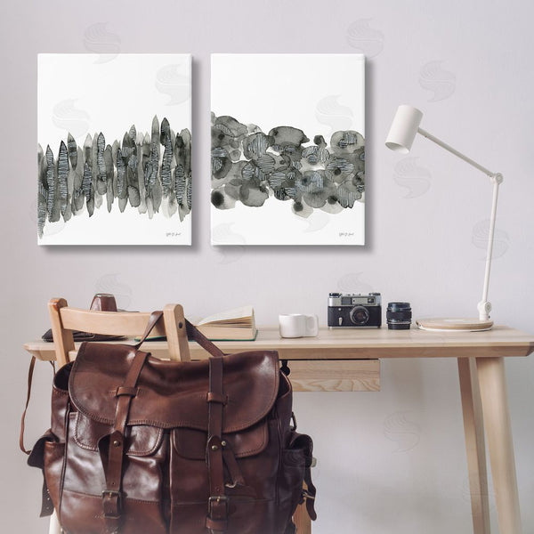 Stupell Industries Yvette St. Amant | Abstract Charcoal Kindling Wall Art