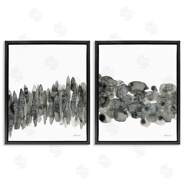 Stupell Industries Yvette St. Amant | Abstract Charcoal Kindling Wall Art