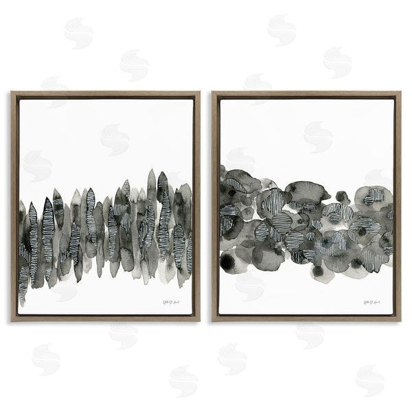 Stupell Industries Yvette St. Amant | Abstract Charcoal Kindling Wall Art