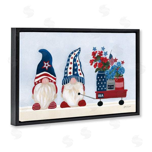 Stupell Industries Yvette St. Amant | American Gnome & Wagon
