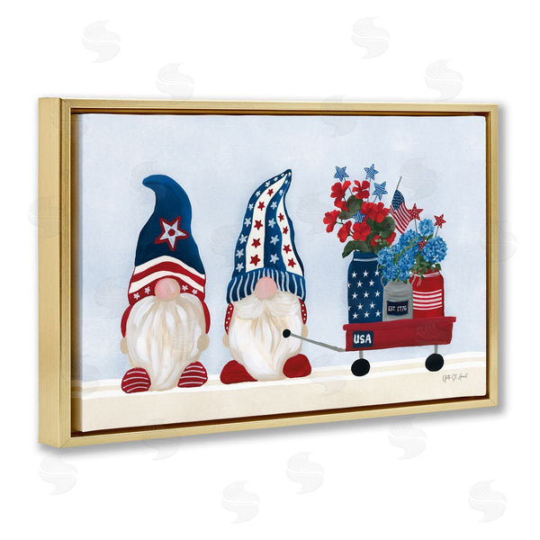 Stupell Industries Yvette St. Amant | American Gnome & Wagon
