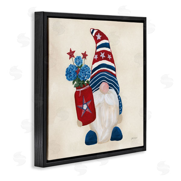 Stupell Industries Yvette St. Amant | American Gnome With Flowers