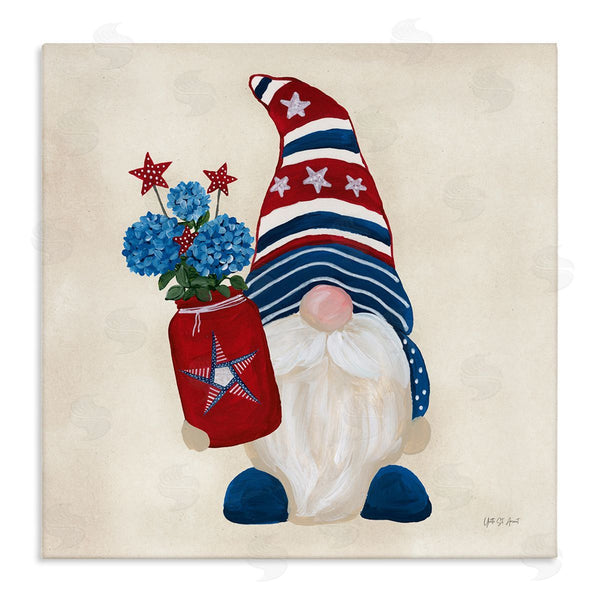 stupell industries Yvette St. Amant | American Gnome with Flowers