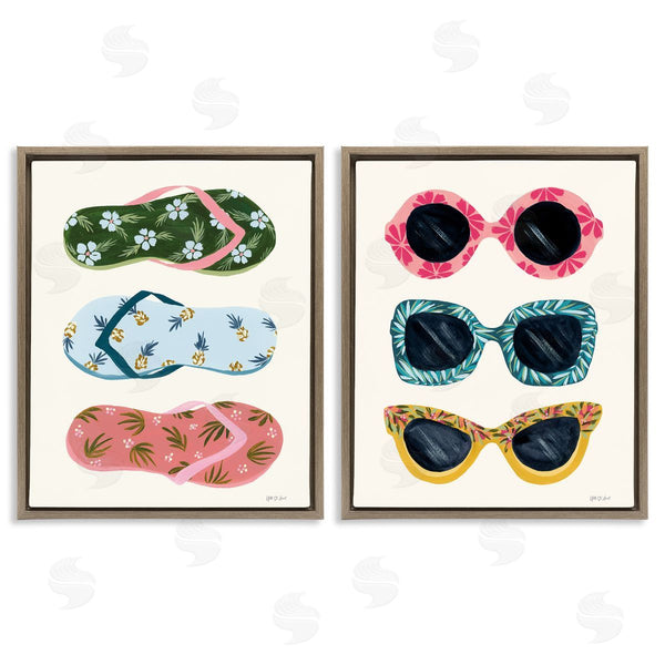 Stupell Industries Yvette St. Amant | Beach Ready Accessories Wall Art
