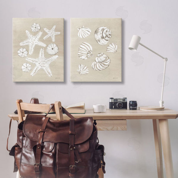Stupell Industries Yvette St. Amant | Beach Treasure Starfish Shells Wall Art