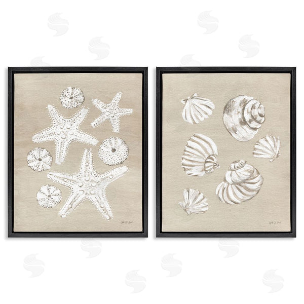 Stupell Industries Yvette St. Amant | Beach Treasure Starfish Shells Wall Art