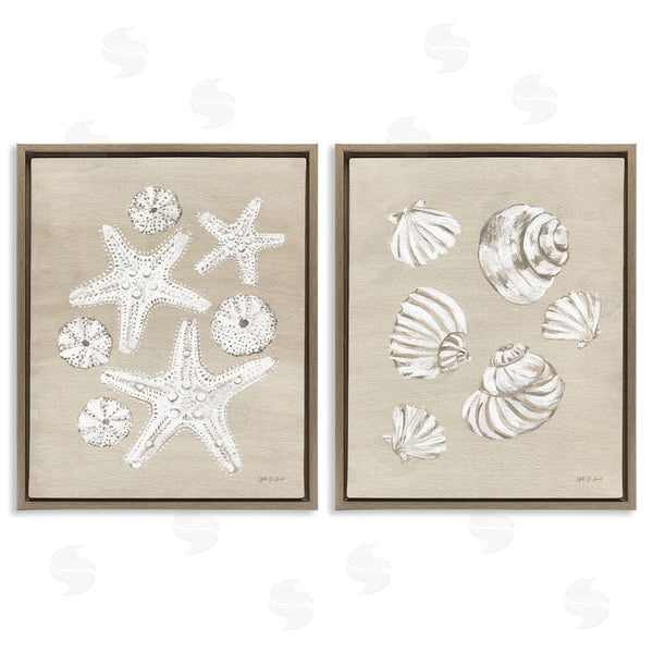 Stupell Industries Yvette St. Amant | Beach Treasure Starfish Shells Wall Art