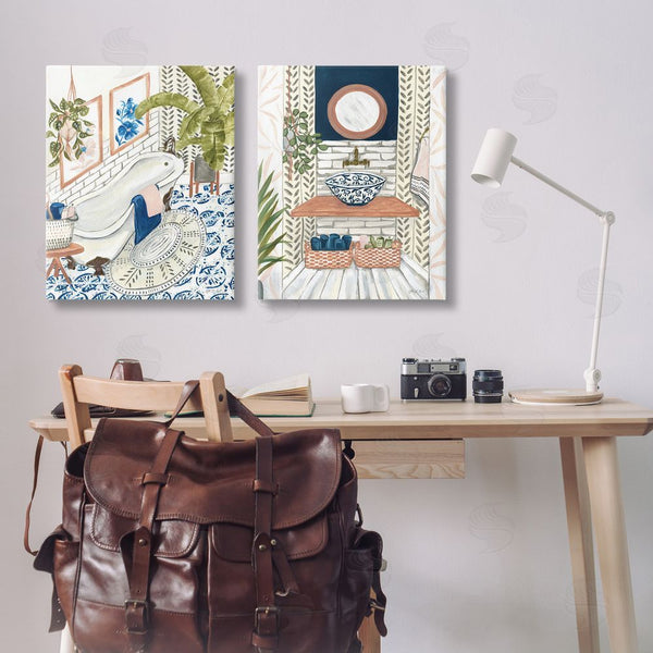 Stupell Industries Yvette St. Amant | Boho Chic Bathroom Wall Art