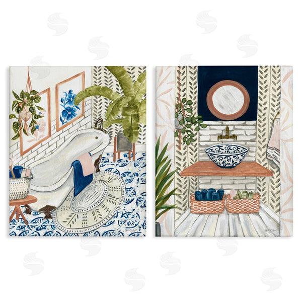 stupell industries Yvette St. Amant | Boho Chic Bathroom Wall Art