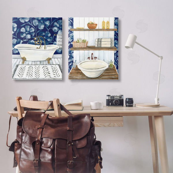 Stupell Industries Yvette St. Amant | Bold Painted Farmhouse Bathroom Wall Art
