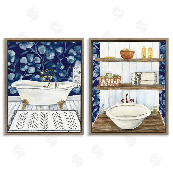 Stupell Industries Yvette St. Amant | Bold Painted Farmhouse Bathroom Wall Art