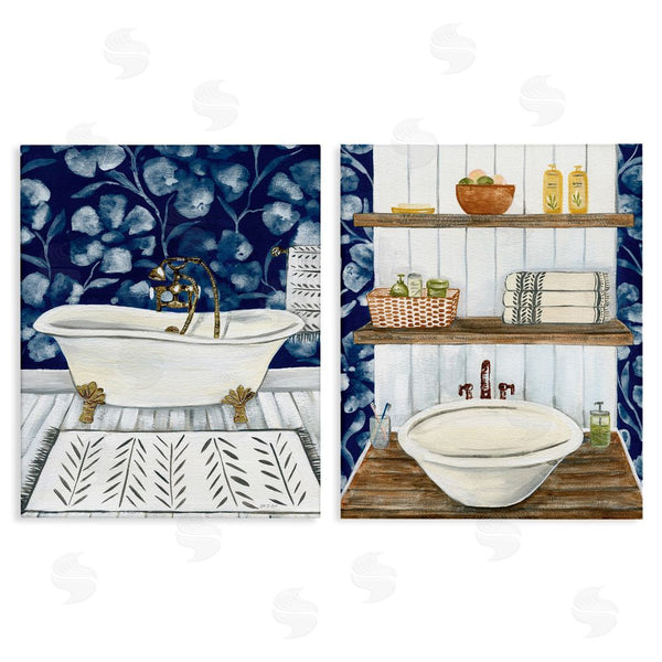 stupell industries Yvette St. Amant | Bold Painted Farmhouse Bathroom Wall Art