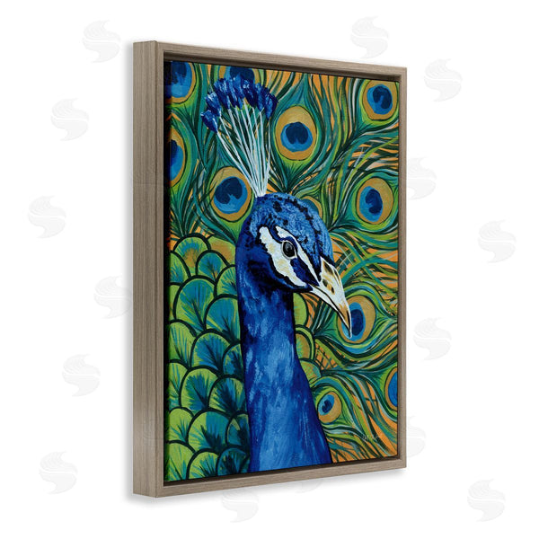 Stupell Industries Yvette St. Amant | Bold Peacock Feathers Pattern Wall Art