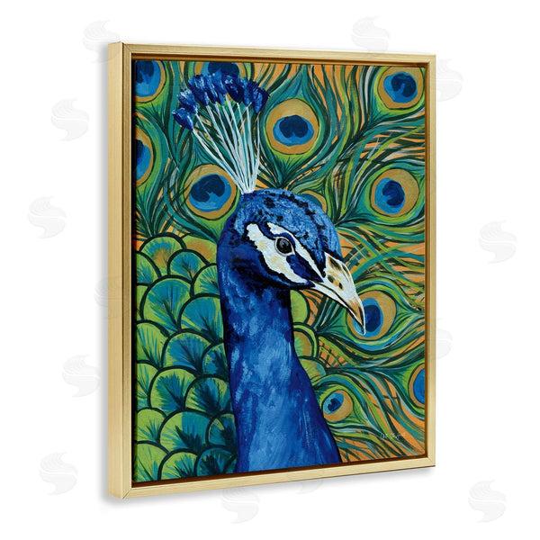 Stupell Industries Yvette St. Amant | Bold Peacock Feathers Pattern Wall Art