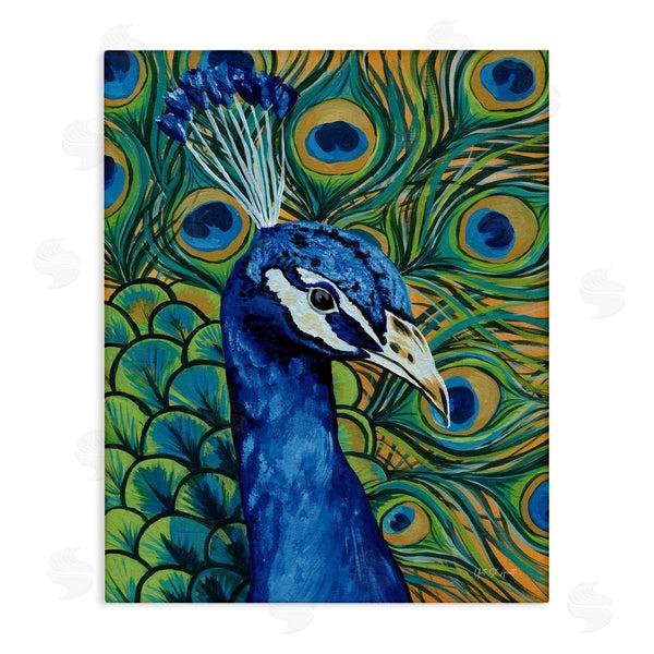 stupell industries Yvette St. Amant | Bold Peacock Feathers Pattern Wall Art