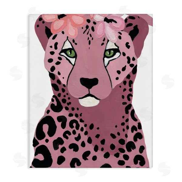 stupell industries Yvette St. Amant | Cheetah with Pink Blossoms Wall Art