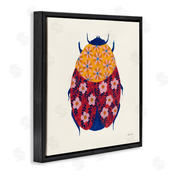 Stupell Industries Yvette St. Amant | Chromatic Blooming Beetle