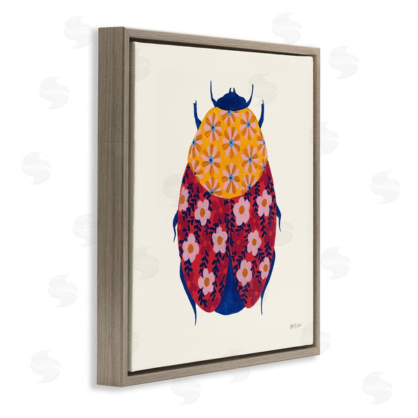 Stupell Industries Yvette St. Amant | Chromatic Blooming Beetle