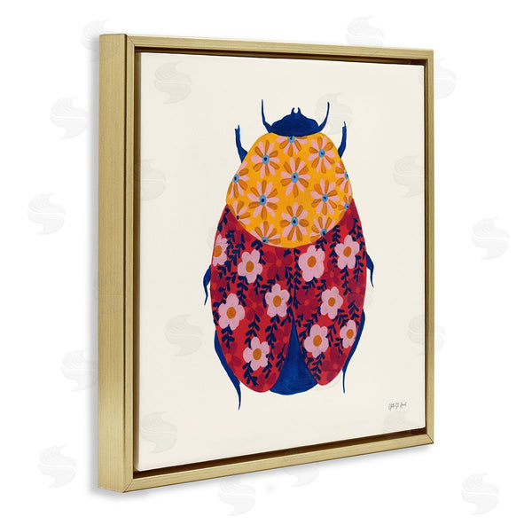 Stupell Industries Yvette St. Amant | Chromatic Blooming Beetle