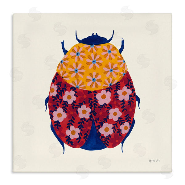 stupell industries Yvette St. Amant | Chromatic Blooming Beetle