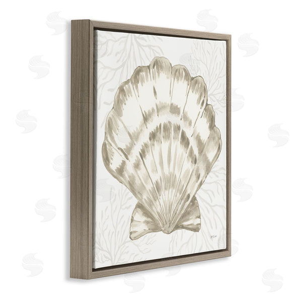 Stupell Industries Yvette St. Amant | Clam Shell & Neutral Coral