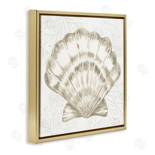 Stupell Industries Yvette St. Amant | Clam Shell & Neutral Coral