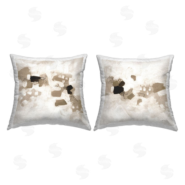 Stupell Industries Yvette St. Amant | Classic Conservatory Abstraction Printed Throw Pillow Set