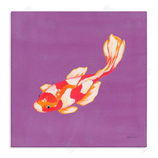 stupell industries Yvette St. Amant | Colorful Koi on Purple