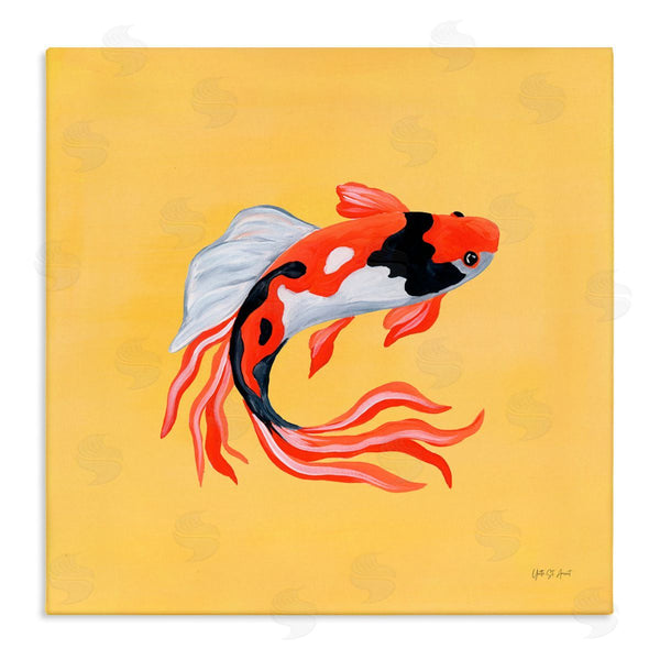 stupell industries Yvette St. Amant | Colorful Koi on Yellow