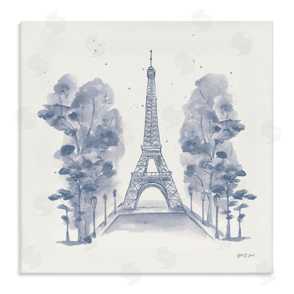 stupell industries Yvette St. Amant | Eiffel Tower Watercolor